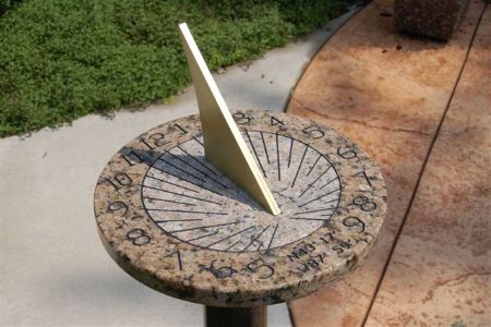 garden sundial